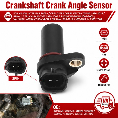 Crankshaft crank angle sensor - crank,